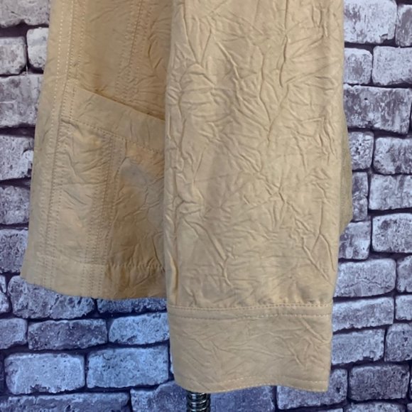 Chico's Size XL Tan Button Down Jacket - Picture 7 of 12